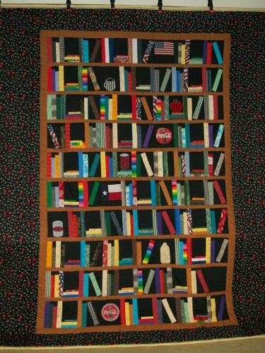 Patterns For Bookshelf Quilts, Harry Potter Bookcase Quilt