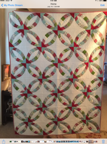 Using Creative Grid templates to make a Double Wedding Ring quilt -  Quiltingboard Forums