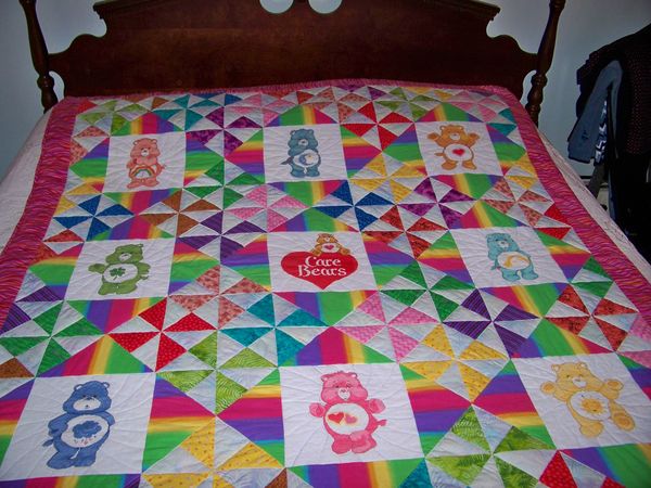 Care Bear quilt