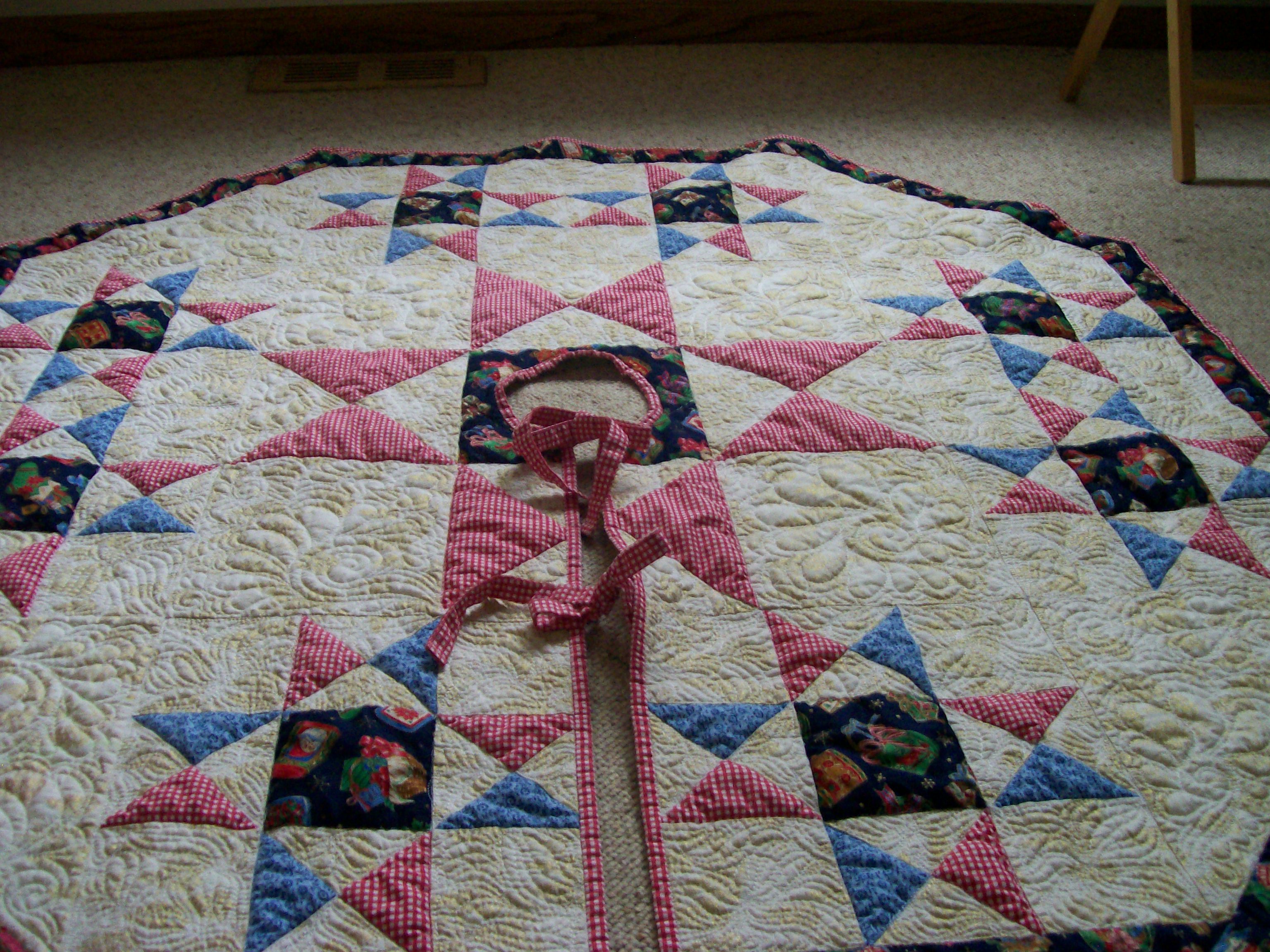 Christmas tree skirt Quiltingboard Forums