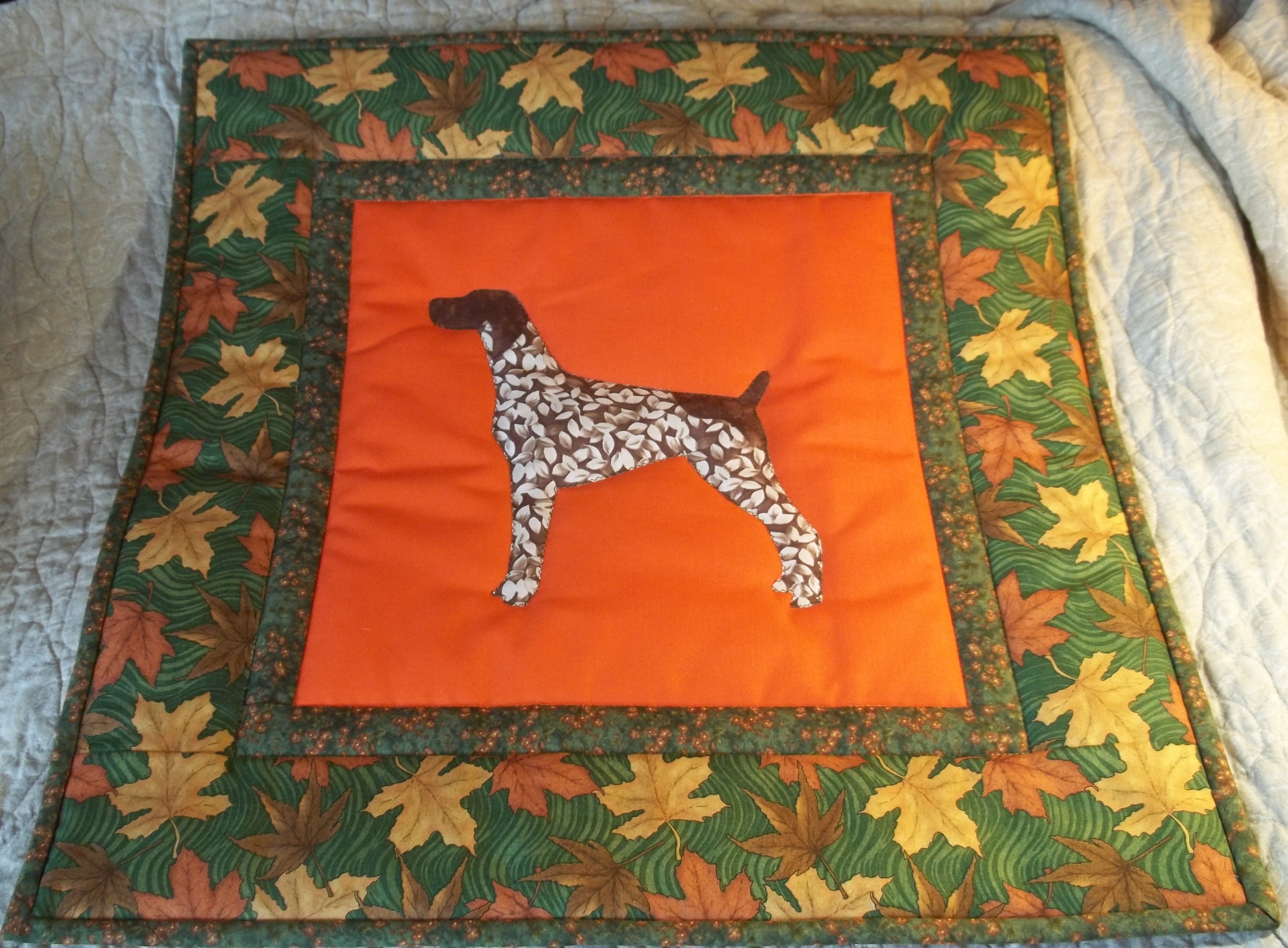 German Shorthaired Pointer Wall Hanging - Quiltingboard Forums