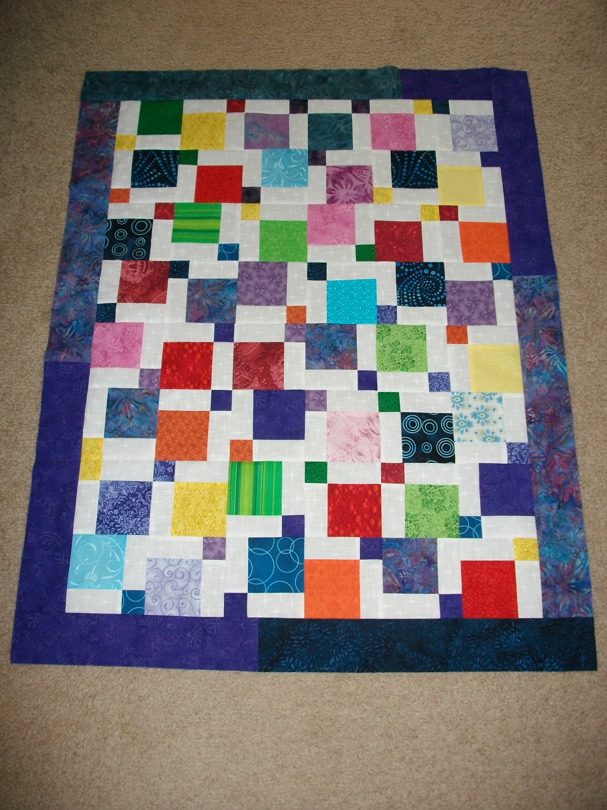 Scrappy Baby Quilt - WIP - Quiltingboard Forums