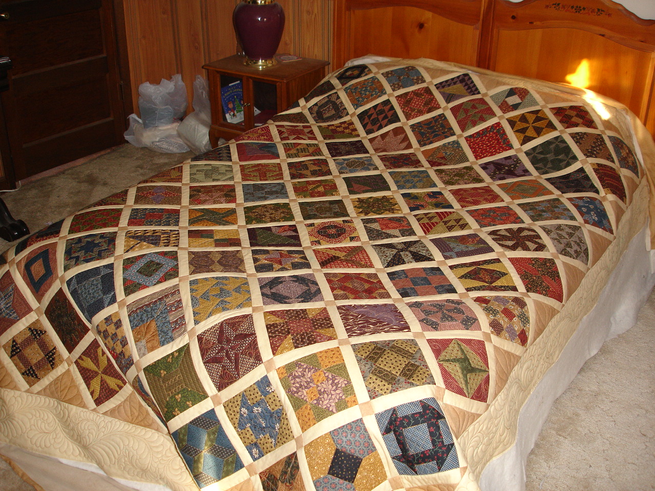 Farmer's Wife Sampler (FWS) Quilted by Feline Fanatic - Quiltingboard ...
