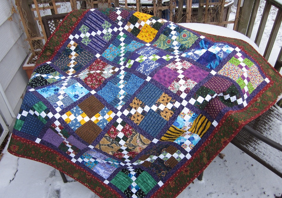 Triple 4 Patch for SIL, in Vintage Fabrics - Quiltingboard Forums