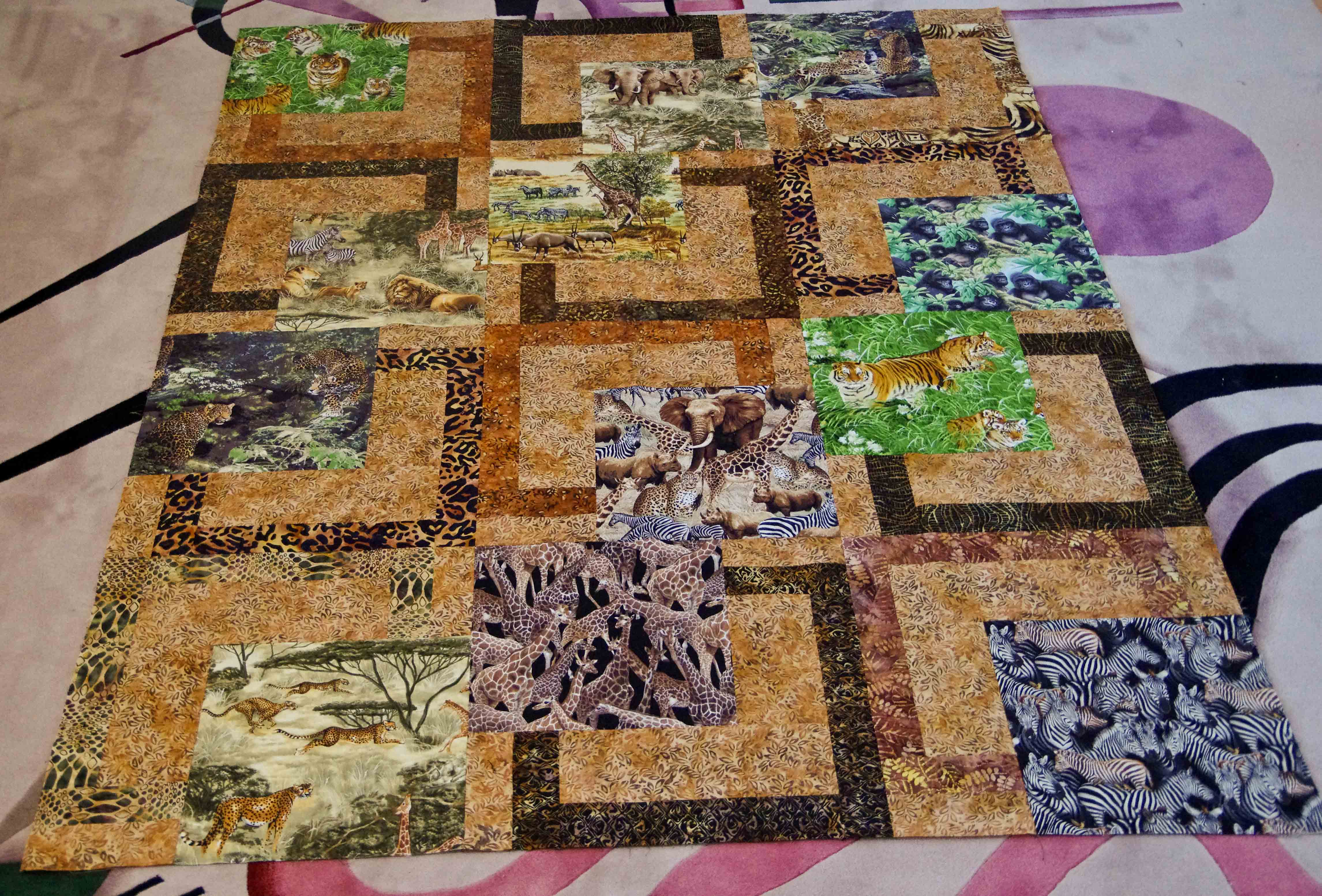 safari quilt cover