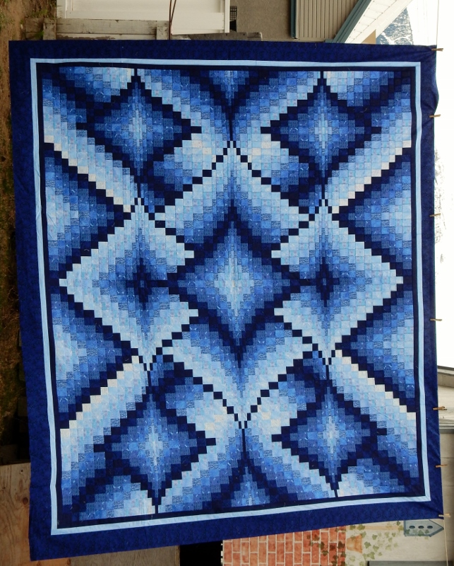 My Beautiful Blue Bargello - Quiltingboard Forums