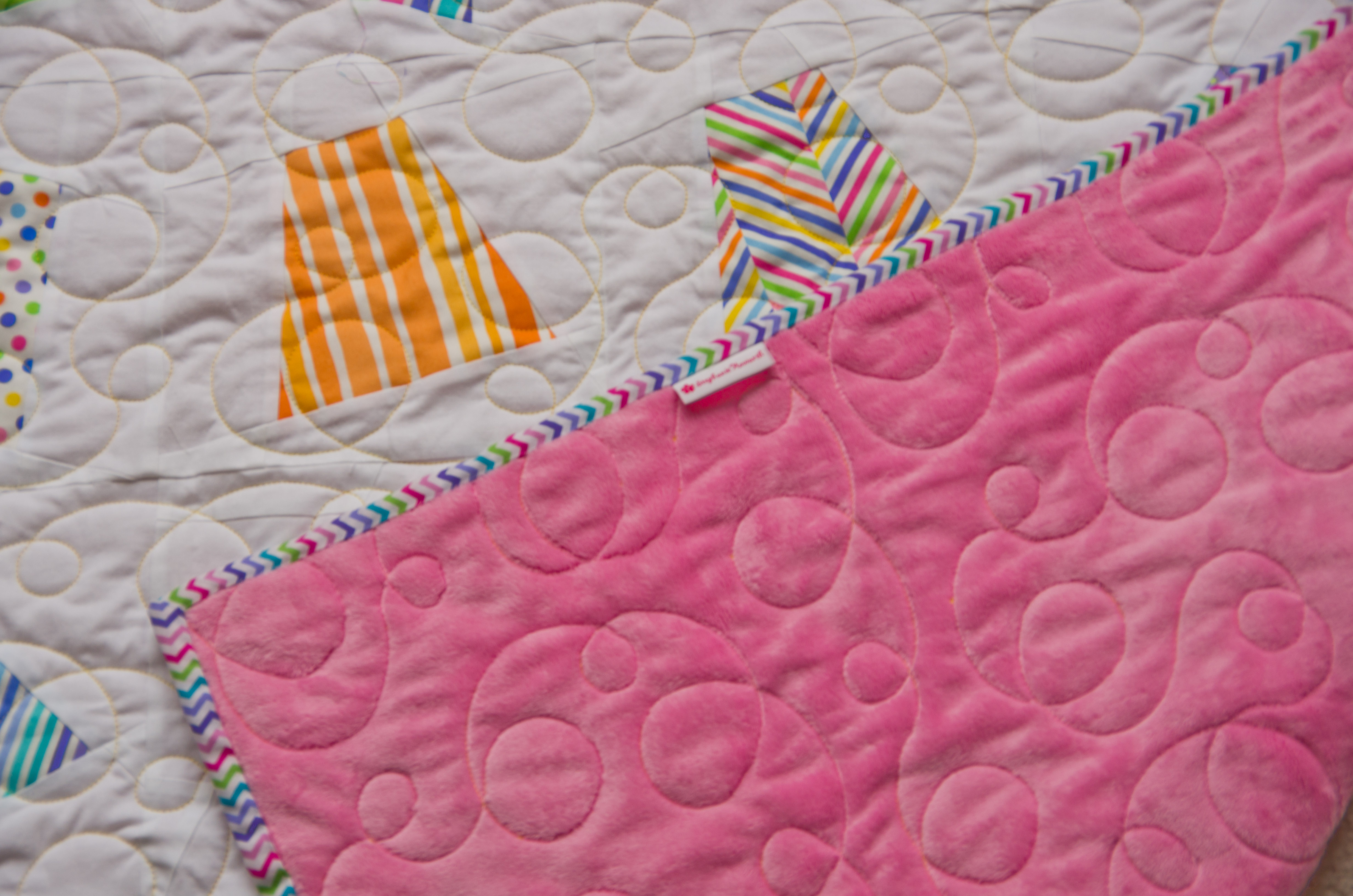 Tipsy Tumbler - cute and easy kids quilt! -