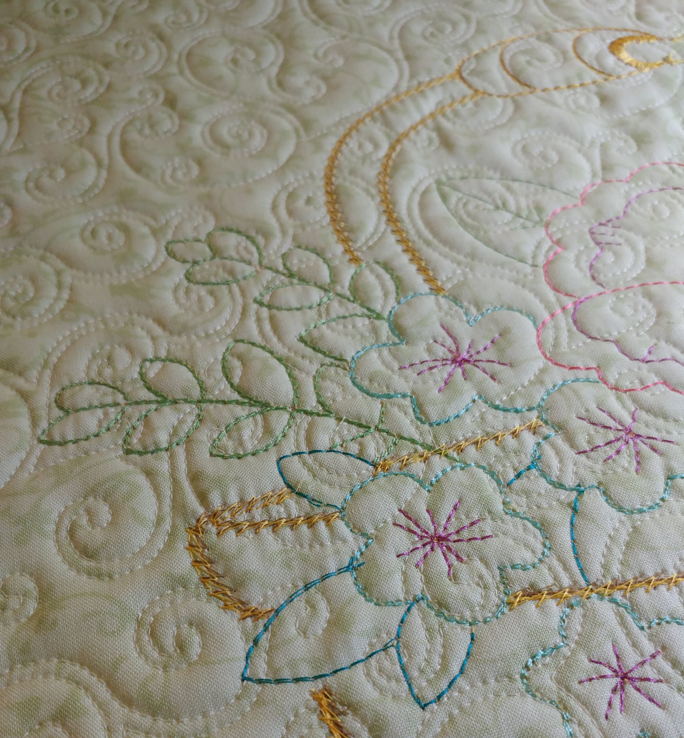 Embroidery on a quilt machine Quiltingboard Forums