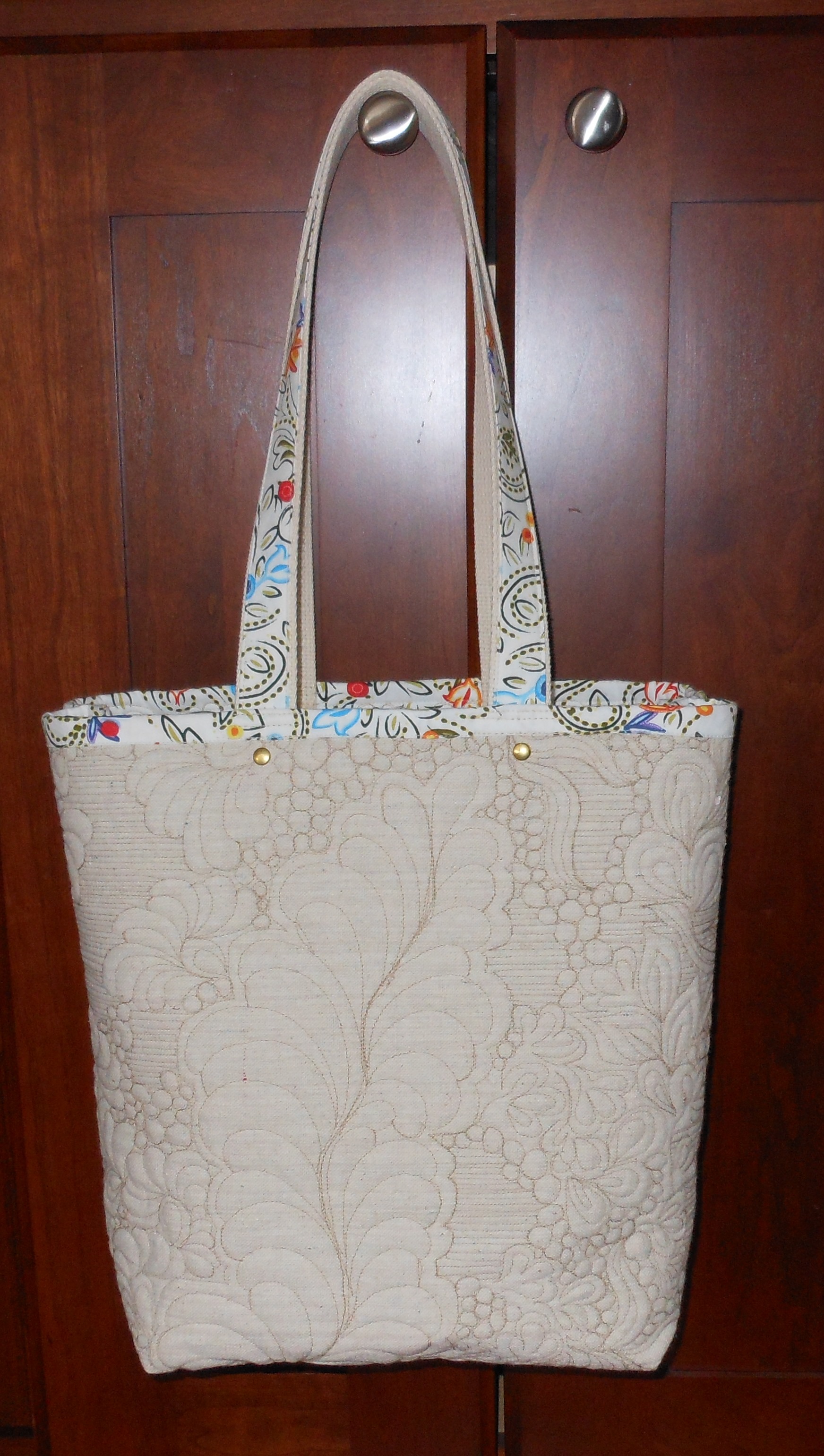 quilted canvas bag - Quiltingboard Forums