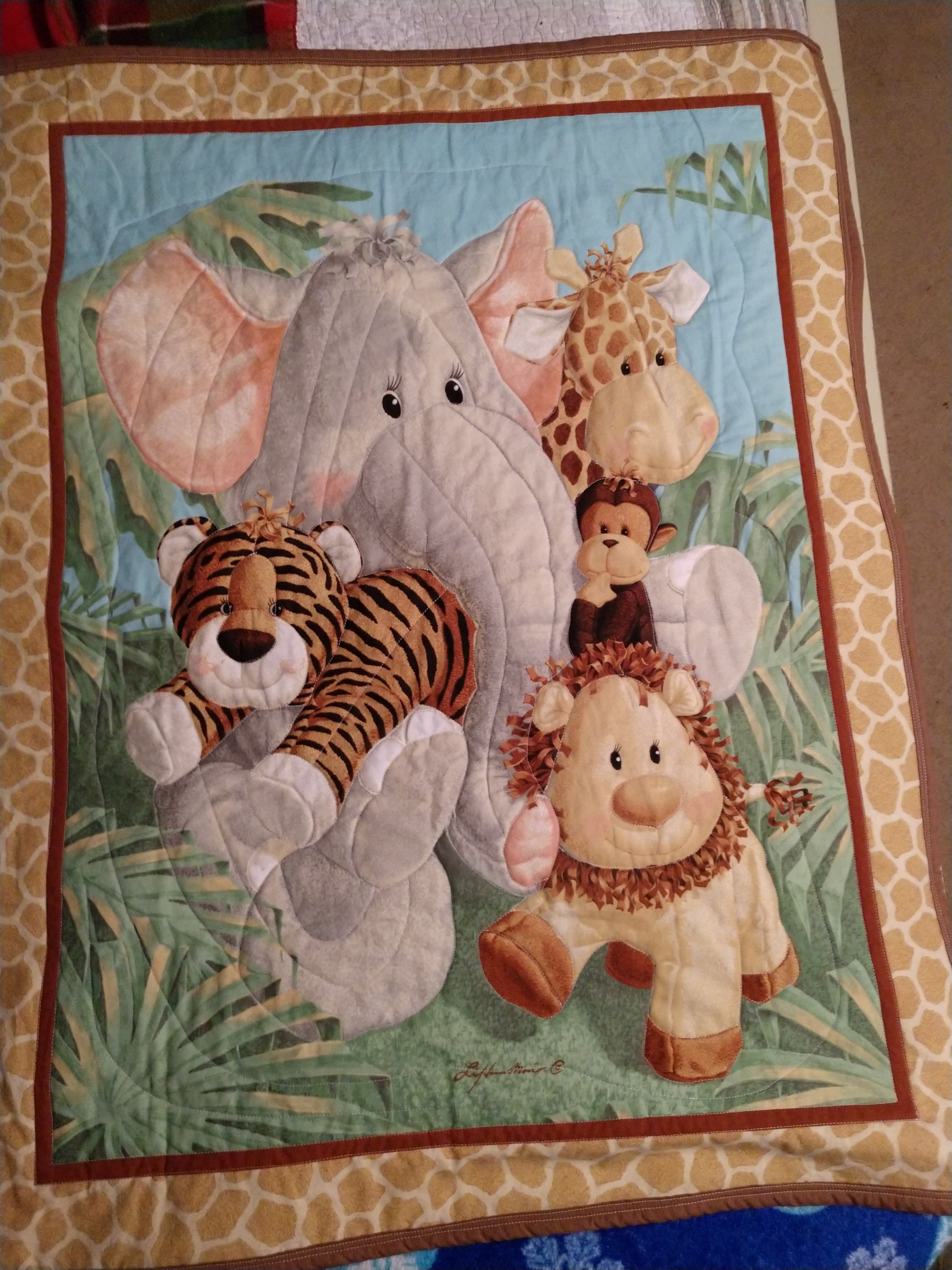 Jungle Baby Quilt - Quiltingboard Forums