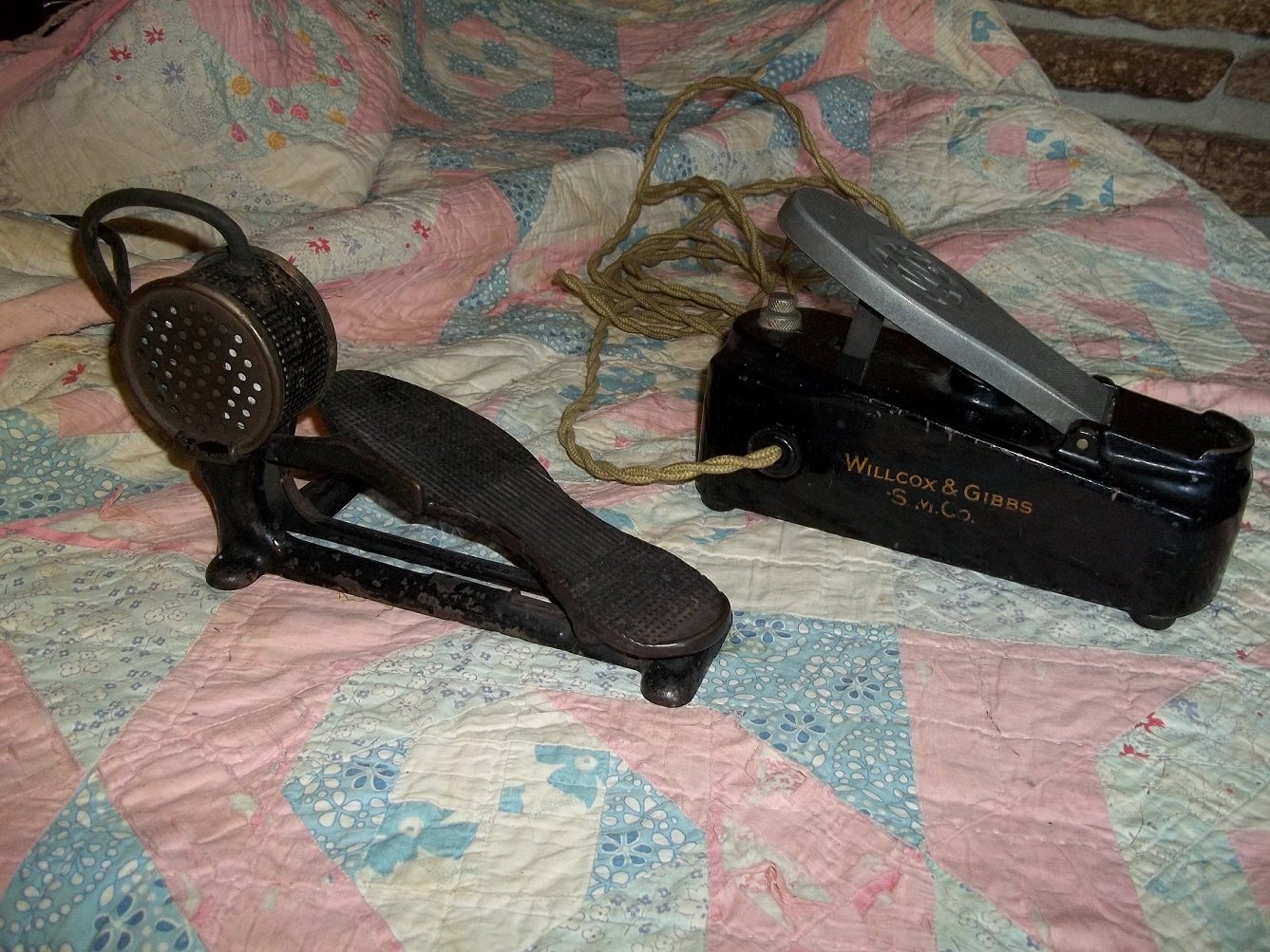 Foot pedals from antique sewing machines - Quiltingboard Forums